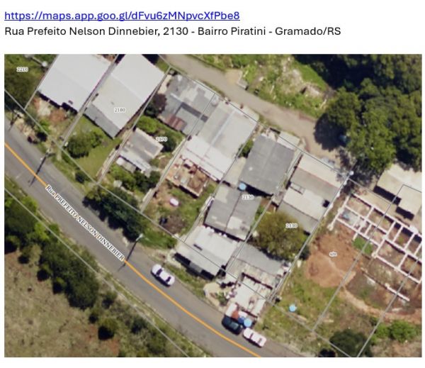LEILÃO DE TERRENO URBANO COM ÁREA DE 271,50M², COM CONSTRUÇÃO NÃO AVERBADA, GRAMADO/RS, localizado em Gramado - RS