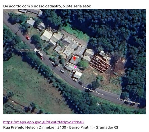 LEILÃO DE TERRENO URBANO COM ÁREA DE 271,50M², COM CONSTRUÇÃO NÃO AVERBADA, GRAMADO/RS, localizado em Gramado - RS