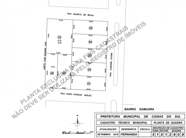 TERRENO URBANO, COM ÁREA DE 1.000,00M², LOTE Nº 02 DA QUADRA "A" LOTEAMENTO VILA HÍPICA, CAXIAS DO SUL/RS, localizado em Caxias Do Sul - RS, bairro Vila Hípica