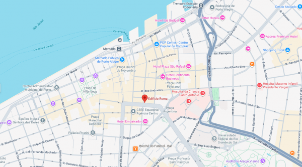 SALA PARA ESCRITÓRIO Nº 104 DO EDIFÍCIO ROMA, NA CIDADE DE PORTO ALEGRE/RS, localizado em Porto Alegre - RS, bairro Centro