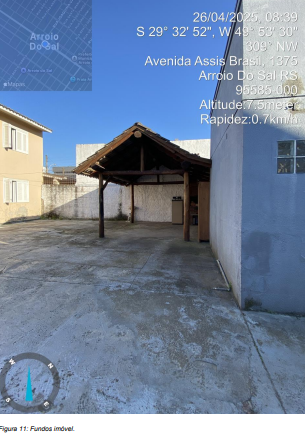 LEILÃO: LOTE URBANO COM BENFEITORIA RES./COMERCIAL NÃO AVERB., EM ARROIO DO SAL/RS, localizado em Arroio Do Sal - RS