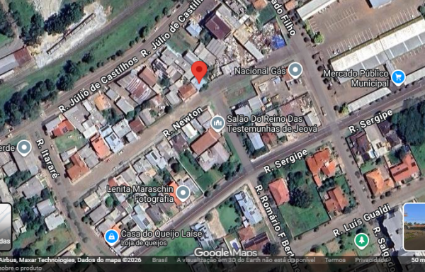 LEILÃO: TERRENO URBANO COM BENFEITORIA NÃO AVERB., EM VACARIA/RS, localizado em Vacaria - RS, bairro Pinheiro
