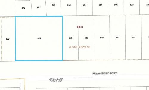 Imagem do imóvel TERRENO URBANO COM ÁREA DE 1.039,50M², SEM BENFEITORIAS, EM CAXIAS DO SUL/RS