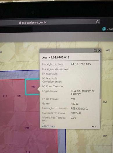 TERRENO COM ÁREA DE 88,50M², COM CONSTRUÇÃO MISTA, EM CAXIAS DO SUL/RS, localizado em Caxias Do Sul - RS, bairro Santa Catarina