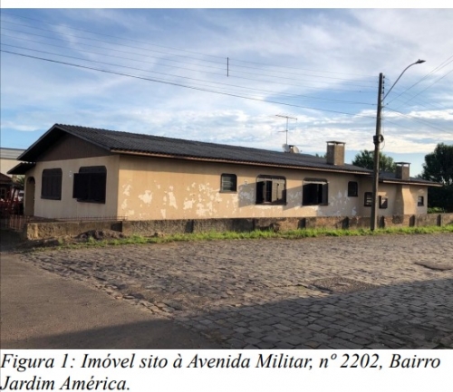 Terreno urbano de 255m², com casa em alvenaria não averbada, em vacaria/rs
