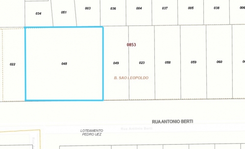 TERRENO URBANO COM ÁREA DE 1.039,50M², SEM BENFEITORIAS, EM CAXIAS DO SUL/RS